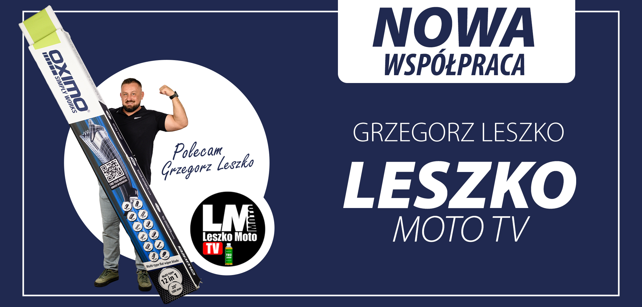 nowa współpraca OXIMO Grzegorz Leszko