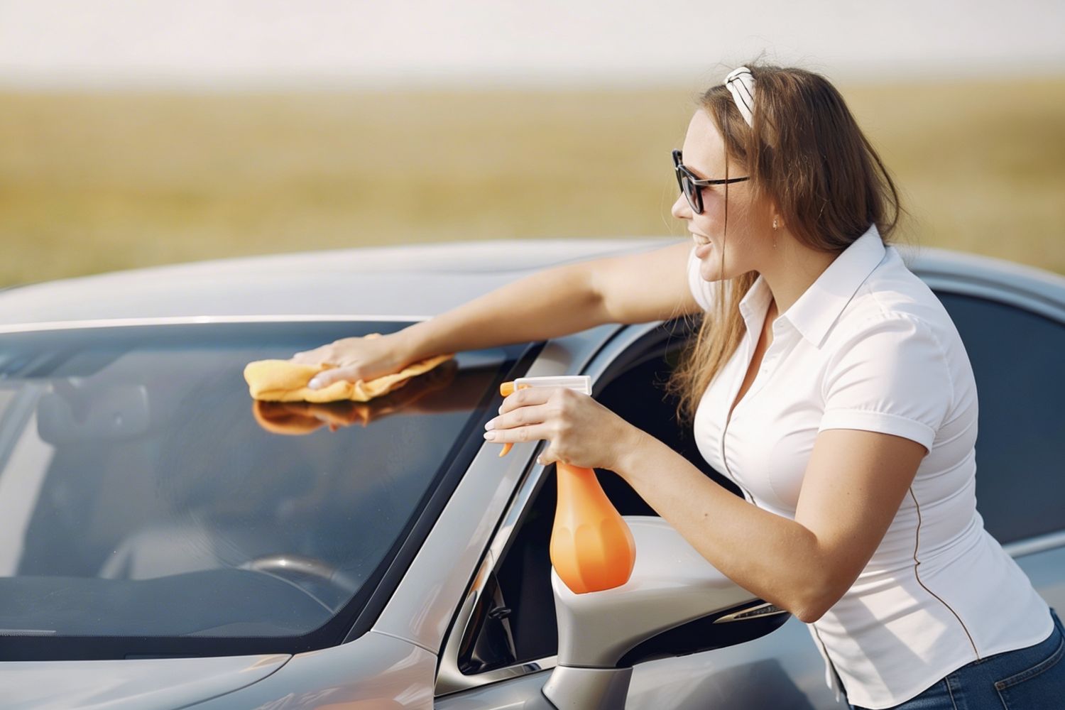 Umyj szybę, aby wycieraczki działały poprawnie