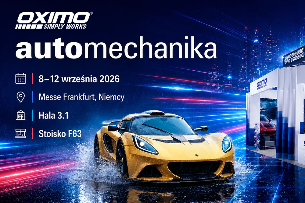 Kierunek: Frankfurt! OXIMO wraca na największe święto motoryzacji – Automechanika 2026!