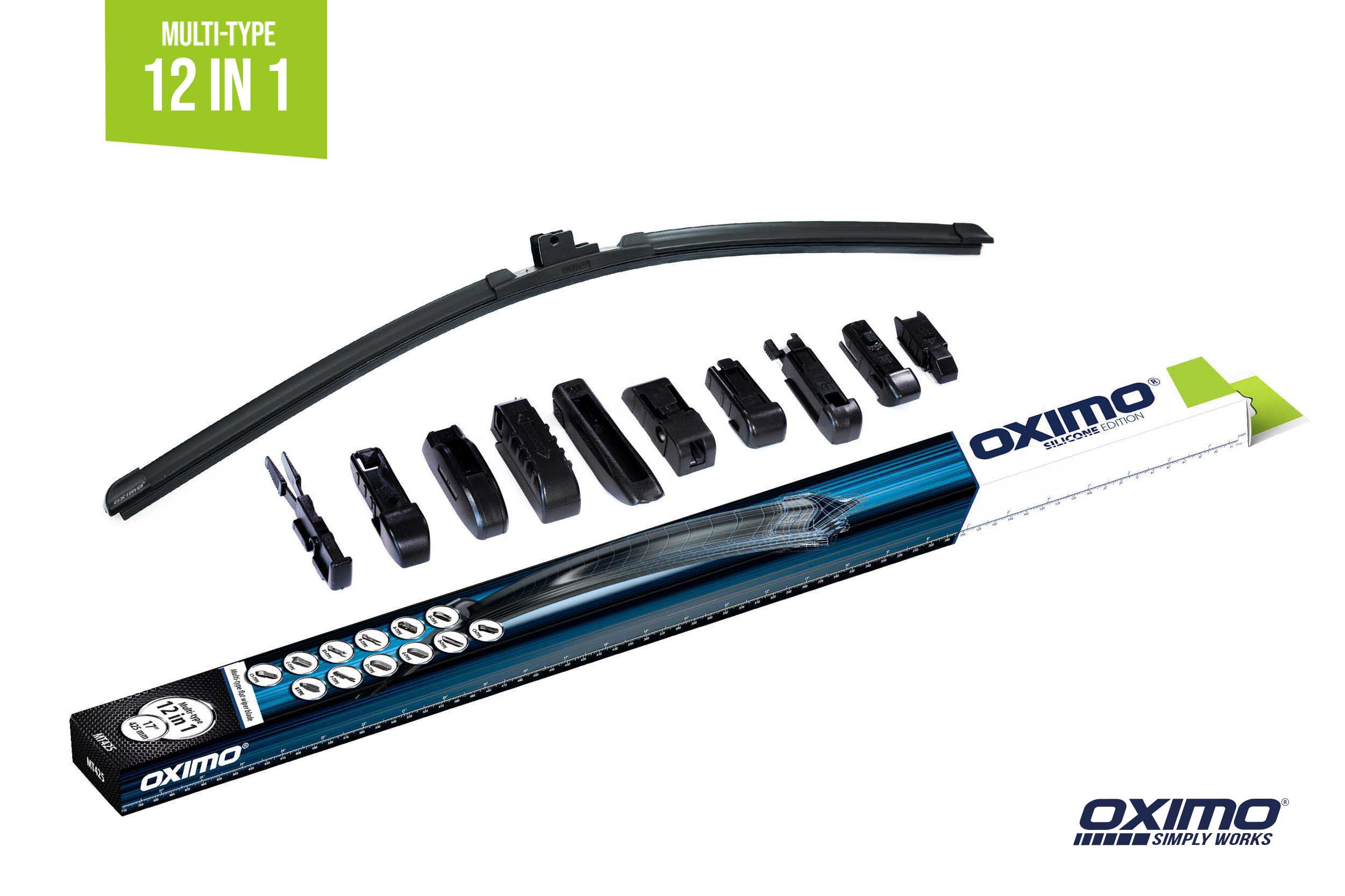 Frameless wipers front Toyota Hilux 19842005 OXIMO